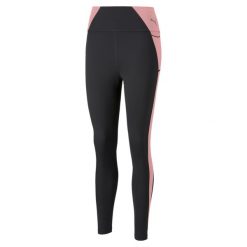 Legginsy treningowe damskie Puma Evostripe High Waist 7/8. Czarne legginsy damskie Puma, xs, bez wzorów, z podwyższonym stanem, do biegania. Za 126.00 zł.