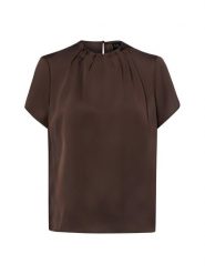S.Oliver BLACK LABEL bluzka Kobiety brązowy, 42. Brązowe bluzki damskie s.Oliver BLACK LABEL, s, bez wzorów, wizytowe, bez kołnierzyka, bez ramiączek. Za 269.95 zł.