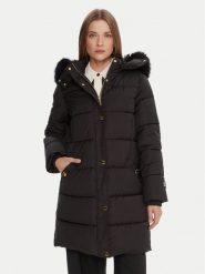 Marciano Guess Płaszcz zimowy 5BGL18 7378A Czarny Regular Fit. Czarne płaszcze damskie Marciano Guess, na zimę, z aplikacjami, z syntetyku, bez kaptura. Za 1,399.00 zł.