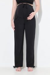 Damskie Spodnie dresowe Bellieva ekstra szeroki pas bio-bawełna. Szare spodnie dresowe damskie Ulla Popken, plus size, bez wzorów, z bawełny. Za 159.99 zł.
