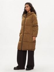 YAS Płaszcz zimowy 26031874 Brązowy Regular Fit. Brązowe płaszcze damskie YAS, na zimę, l, bez wzorów, z syntetyku, bez kaptura. Za 629.99 zł.
