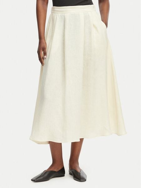Marella Spódnica trapezowa Emme by Marella Biada 2615101082 Kremowy Regular Fit. Białe spódnice damskie Marella, bez wzorów, trapezowe. Za 689.99 zł.