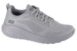 Buty sportowe damskie Skechers Bobs Squad Chaos Face Off. Szare obuwie sportowe damskie Skechers, bez wzorów, z materiału. Za 390.00 zł.