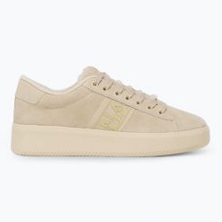 Buty damskie Napapijri NP0A4IKJ. Brązowe obuwie sportowe damskie Napapijri, bez wzorów, trekkingowe. Za 259.99 zł.