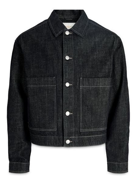 Jack & Jones Kurtka jeansowa Lloyd 12291530 Granatowy Regular Fit. Niebieskie kurtki męskie Jack & Jones, m, bez wzorów, z bawełny, bez kaptura. Za 181.99 zł.