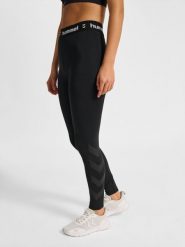 Damskie legginsy Hummel Pulse. Czarne legginsy sportowe damskie Hummel, xs, bez wzorów, z dzianiny, na fitness i siłownię. Za 213.00 zł.