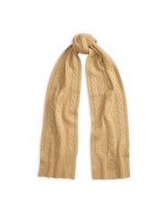 LAUREN RALPH LAUREN Szalik 454P23550001 Brązowy jasny. Brązowe czapki i kapelusze damskie Lauren Ralph Lauren, bez wzorów, z poliesteru. Za 519.99 zł.