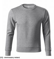 PICCOLIO - ADLER - Bluza unisex, 260 g/m, 50 % poliester, 50 % bawełna ciemnoszary melanż XL. Szare bluzy męskie PICCOLIO, m, bez wzorów, z bawełny, bez kaptura. Za 53.47 zł.