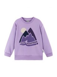 Reima Bluza Collari 5200490A Fioletowy Regular Fit. Fioletowe bluzy dla dziewczynek Reima, bez wzorów, z bawełny, bez ramiączek, bez kaptura. Za 179.99 zł.