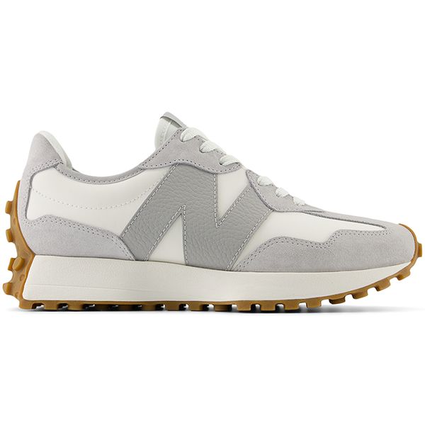 Buty damskie New Balance WS327NKC – szare. Szare obuwie sportowe damskie New Balance, bez wzorów, z dresówki. Za 369.99 zł.