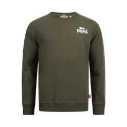 Bluza z okrągłym dekoltem Lonsdale Longridge. Białe bluzy męskie Lonsdale, m, bez wzorów, z bawełny, bez kaptura. Za 212.50 zł.