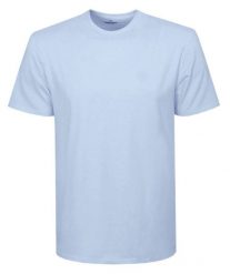 Koszulka Męska (T-Shirt) - Pako Jeans - Błękit, Dekolt U-Neck (Okrągły). Niebieskie t-shirty męskie Pako Jeans, l, bez wzorów, z bawełny, casualowe, bez kołnierzyka. Za 65.00 zł.