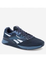 Reebok Buty na siłownię Nano X4 100074302 Niebieski. Niebieskie buty sportowe męskie Reebok, z materiału, bez zapięcia, na fitness i siłownię. Za 649.99 zł.
