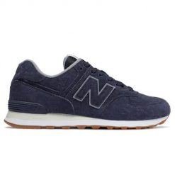 New Balance ML574EPA Sneakersy męskie. Niebieskie buty sportowe męskie New Balance, z materiału, bez zapięcia. W wyprzedaży za 509.15 zł.
