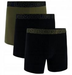 Under Armour Bokserki męskie UNDER ARMOUR khaki - 3 PAK Performance M. Brązowe bokserki męskie Under Armour, m, bez wzorów. Za 141.90 zł.