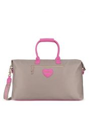 Juicy Couture Torebka BIJXT2544WPJ Beżowy. Brązowe torebki do ręki damskie Juicy Couture, bez wzorów, z materiału, bez dodatków. Za 369.99 zł.