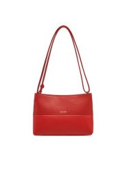 Calvin Klein Torebka Ck Mixmedia Convertible Sm Bag K60K613009 Czerwony. Czerwone torebki do ręki damskie Calvin Klein, bez wzorów, ze skóry, bez dodatków. Za 219.99 zł.