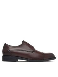 BOSS Półbuty Tayil 50568800 Brązowy ciemny. Brązowe eleganckie półbuty Boss, ze skóry, wizytowe, bez zapięcia. Za 894.99 zł.