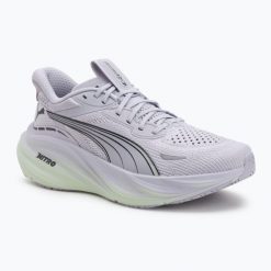 Buty do biegania damskie PUMA Magnify Nitro 3 lilac crush/sage frost. Zielone obuwie sportowe damskie Puma, bez wzorów, z gumy, do biegania. Za 530.75 zł.