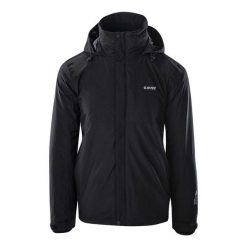 Kurtka 3w1 Hi-Tec Helmo męska. Czarne kurtki sportowe męskie Hi-tec, l, bez wzorów, z syntetyku, trekkingowe. W wyprzedaży za 387.25 zł.