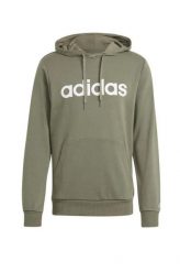 Bluza męska z kapturem ADIDAS M LIN FT HD S. Zielone bluzy męskie Adidas, m, bez wzorów, z bawełny, z kapturem, na fitness i siłownię. Za 199.00 zł.