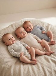 Bawełniane body z prążkowanej dzianiny 3 pack - szary. Szare body niemowlęce Sinsay, bez wzorów, z bawełny, bez ramiączek. Za 29.99 zł.