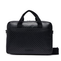 Torba na laptopa Calvin Klein. Czarne torby na laptopa męskie Calvin Klein, bez wzorów. Za 529.99 zł.