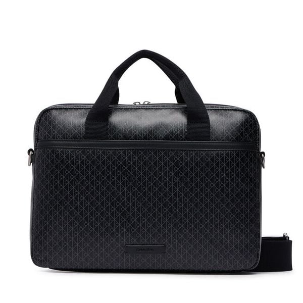 Torba na laptopa Calvin Klein. Czarne torby na laptopa męskie Calvin Klein, bez wzorów. Za 529.99 zł.