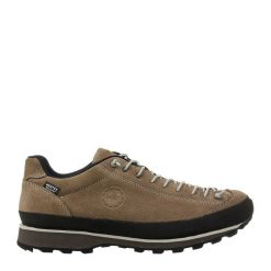 Buty turystyczne męskie LOMER Bio Naturale Low Mtx. Brązowe eleganckie półbuty Lomer, z gumy, eleganckie, bez zapięcia. Za 779.99 zł.