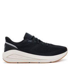 Buty do biegania Under Armour. Czarne buty sportowe męskie Under Armour, bez zapięcia, do biegania. Za 299.99 zł.