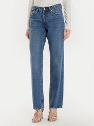 Gina Tricot Jeansy 21489 Granatowy Straight Fit. Niebieskie jeansy damskie Gina Tricot. Za 149.99 zł.