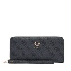 Portfel Guess. Czarne portfele damskie Guess, z aplikacjami. Za 294.99 zł.