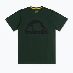 Koszulka męska MANTO Vibe 25. Zielone koszulki sportowe męskie Manto, m, bez wzorów, z bawełny, bez kołnierzyka, bez ramiączek. Za 109.99 zł.