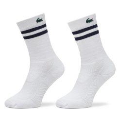 Skarpety długie Lacoste. Białe skarpety męskie Lacoste, bez wzorów. Za 99.99 zł.