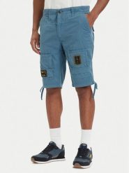 Aeronautica Militare Szorty materiałowe 261BE0041UCT01122 Niebieski Regular Fit. Niebieskie szorty męskie Aeronautica Militare, m, bez wzorów, z bawełny. Za 719.99 zł.