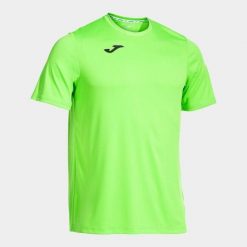 Koszulka do biegania męska Joma Combi. Zielone koszulki sportowe męskie Joma, m, bez wzorów, bez kołnierzyka, bez ramiączek, do biegania. Za 59.99 zł.