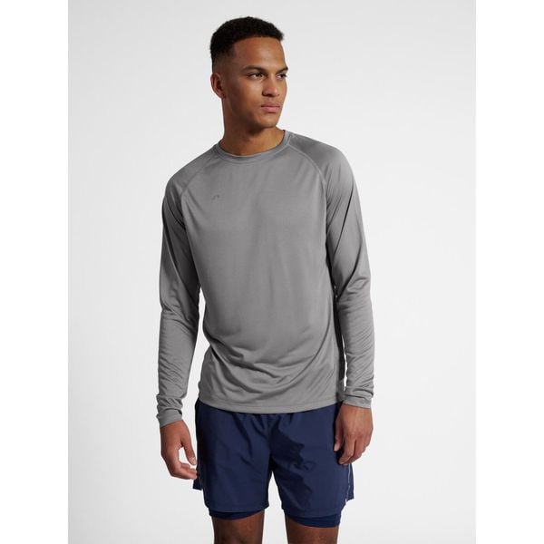 Koszulka z długim rękawem Newline Beat. Szare bluzki z długim rękawem męskie Newline, m, bez wzorów, bez kołnierzyka. Za 153.50 zł.