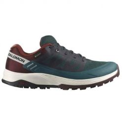 Buty trekkingowe męskie Salomon Outrise Gtx Gore-tex. Niebieskie trekkingi męskie Salomon, trekkingowe, gore-tex. Za 629.00 zł.