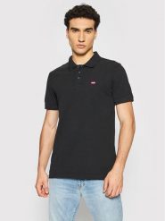 Levi's® Polo Standard Housemarked 35883-0007 Czarny Regular Fit. Czarne koszulki polo męskie m, bez wzorów, z bawełny, bez ramiączek. Za 139.99 zł.