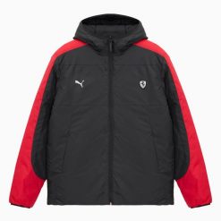 Kurtka męska Puma FERRARI STYLE REVERSIBLE PADDED czarna 62709301 r M. Czarne kurtki męskie Puma, na zimę, m, bez wzorów, z materiału, eleganckie, bez kaptura. Za 400.32 zł.