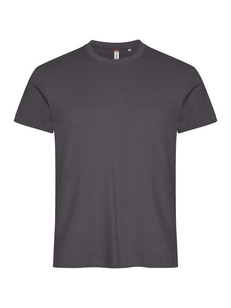 Clique Basic-T T-shirt męski o dopasowanym kroju – Metal Grey. Szare t-shirty męskie CLIQUE, m, bez wzorów, z bawełny, bez kołnierzyka. Za 82.64 zł.