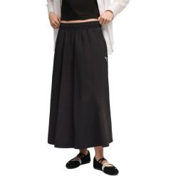 Spódnica Puma T7 Woven Midi Skirt, Kobiety. Czarne spódnice damskie Puma, bez wzorów, midi. Za 290.00 zł.