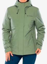 Kurtka ocieplana damska Vaude Rosemoor Padded Jacket II. Zielone kurtki sportowe damskie Vaude, l, bez wzorów, z materiału, bez kaptura, trekkingowe, primaloft. Za 610.49 zł.