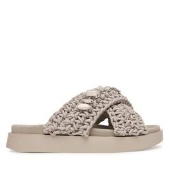 Klapki Inuikii. Szare klapki damskie Inuikii, bez wzorów, bez obcasa. Za 899.99 zł.