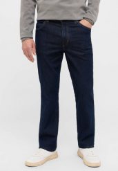 Męskie Spodnie Jeansowe Mustang Style Tramper Straight Denim Blue 1016394 5000 880. Niebieskie spodnie materiałowe męskie Mustang, l, bez wzorów, z denimu. Za 219.99 zł.