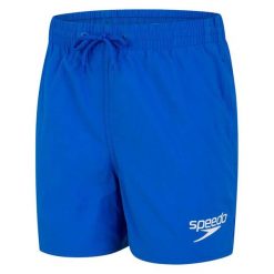 Chłopięce Spodenki Kąpielowe Essential 13. Niebieskie kąpielówki dla chłopców Speedo, bez wzorów, z materiału. Za 106.99 zł.