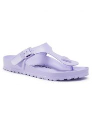 Birkenstock Japonki Gizeh EVA 1017995 Fioletowy. Fioletowe klapki damskie Birkenstock, bez wzorów, z syntetyku, bez obcasa. Za 149.99 zł.