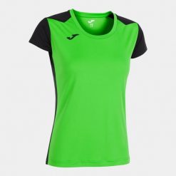 Koszulka do biegania damska Joma Record II. Czarne koszulki sportowe damskie Joma, m, bez wzorów, sportowe, bez kołnierzyka. Za 157.99 zł.