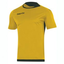 Koszulka Macron kelt. Czarne koszulki sportowe męskie Macron, bez wzorów, bez kołnierzyka, bez ramiączek, do piłki nożnej. Za 190.00 zł.