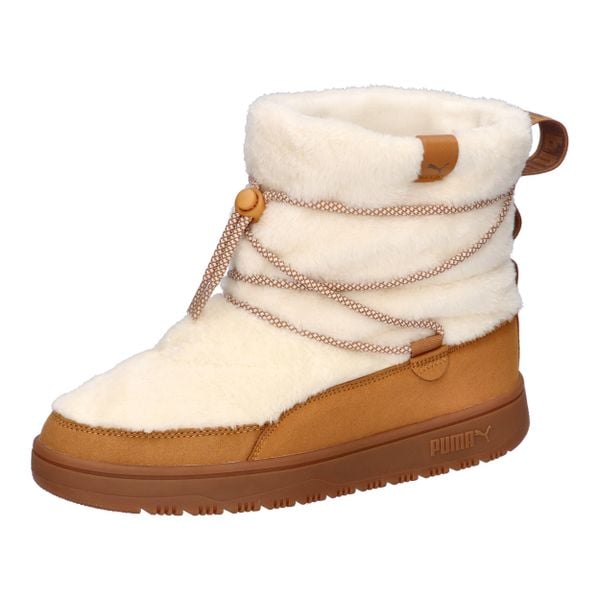 Buty śniegowce damskie Puma Snowbae Suede Wns 402175 02. Brązowe śniegowce i trapery damskie Puma. Za 294.80 zł.